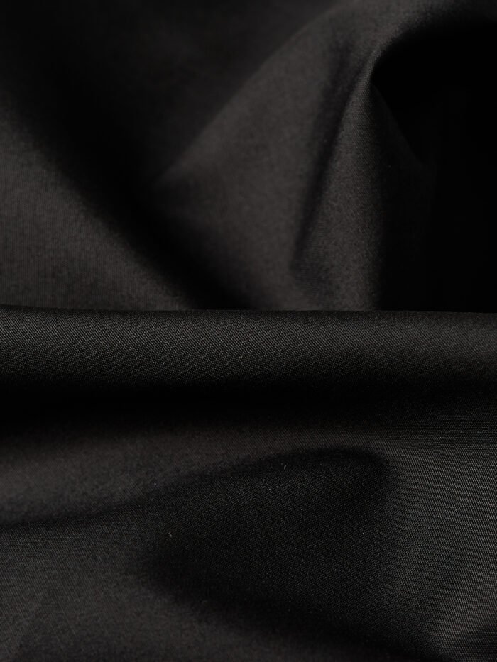 Classic Black | Premium Cotton Shirt Fabric