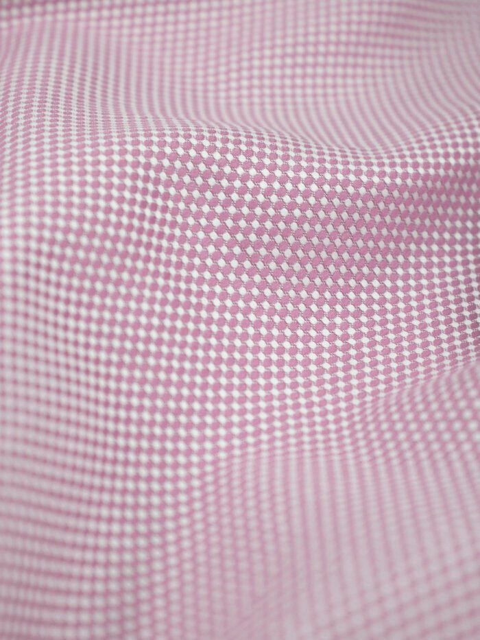 Lavender Micro Check | Premium Cotton Shirt Fabric