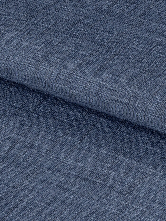 Steel Blue Wool & Linen Premium Vest Fabric