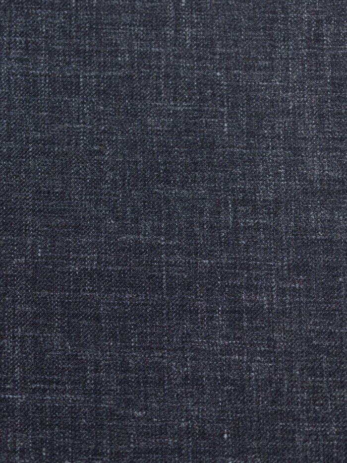 Classic Charcoal Grey | Premium Wool & Linen Vest Fabric