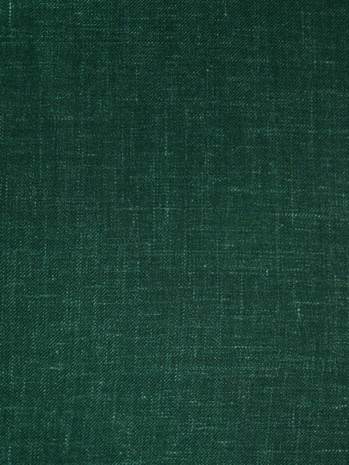 Classic Forest Green | Premium Wool & Linen Vest Fabric