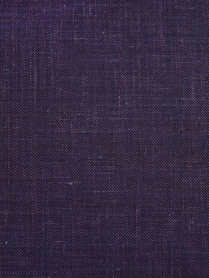 Classic Deep Purple | Premium Wool & Linen Vest Fabric