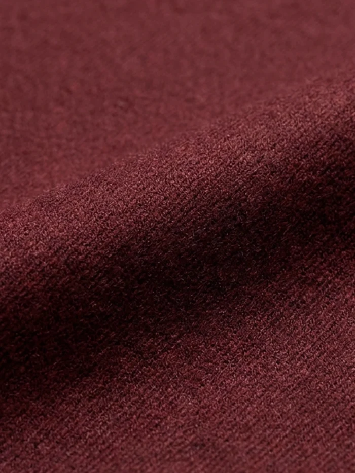Wine Burgundy | Cashmere Blend Overcoat Fabric
