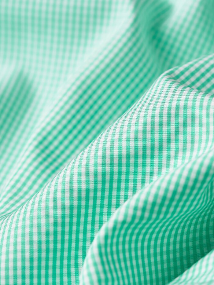 Classic Green Checks | Premium Cotton Shirt Fabric
