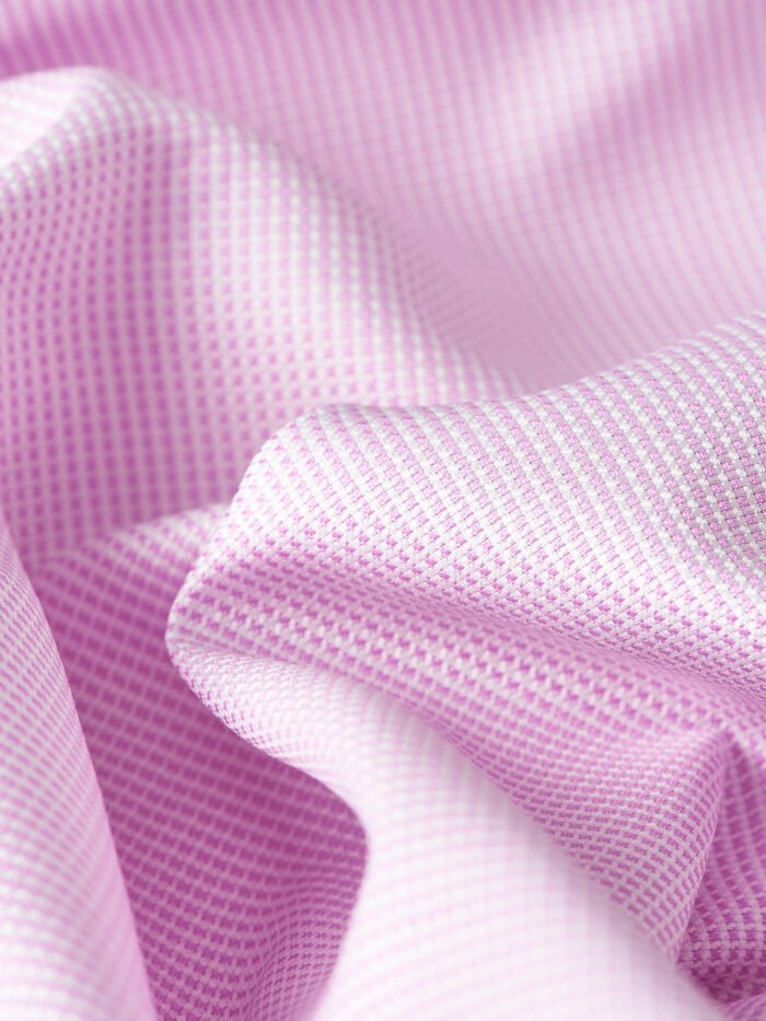 Classic Pink Dobby Weave | Premium Cotton Shirt Fabric