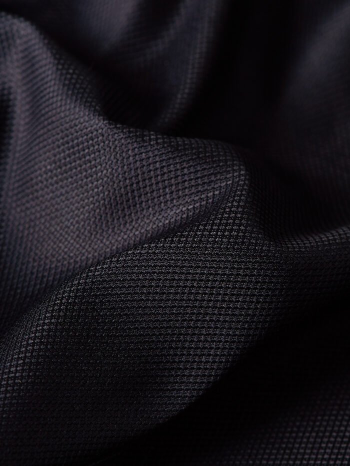 Classic Black Dobby Weave | Premium Cotton Shirt Fabric